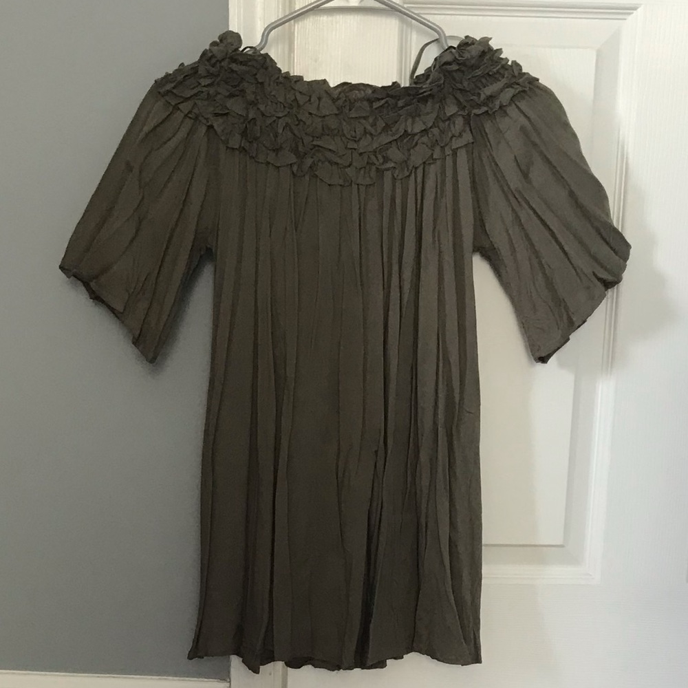 Off the shoulder shirt
